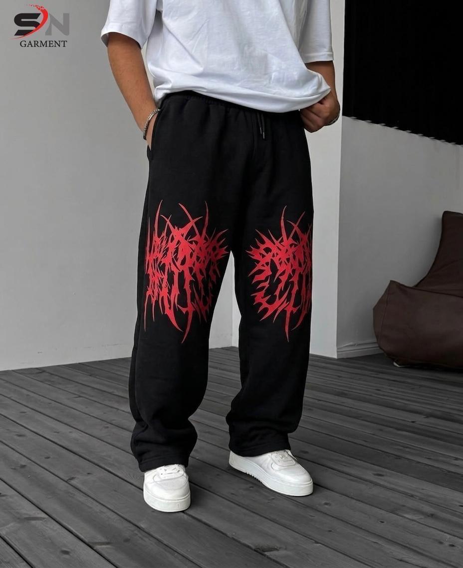 The Gent Co | Mix Printed  Baggy trousers