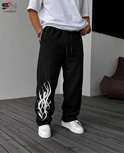 The Gent Co | Mix Printed  Baggy trousers