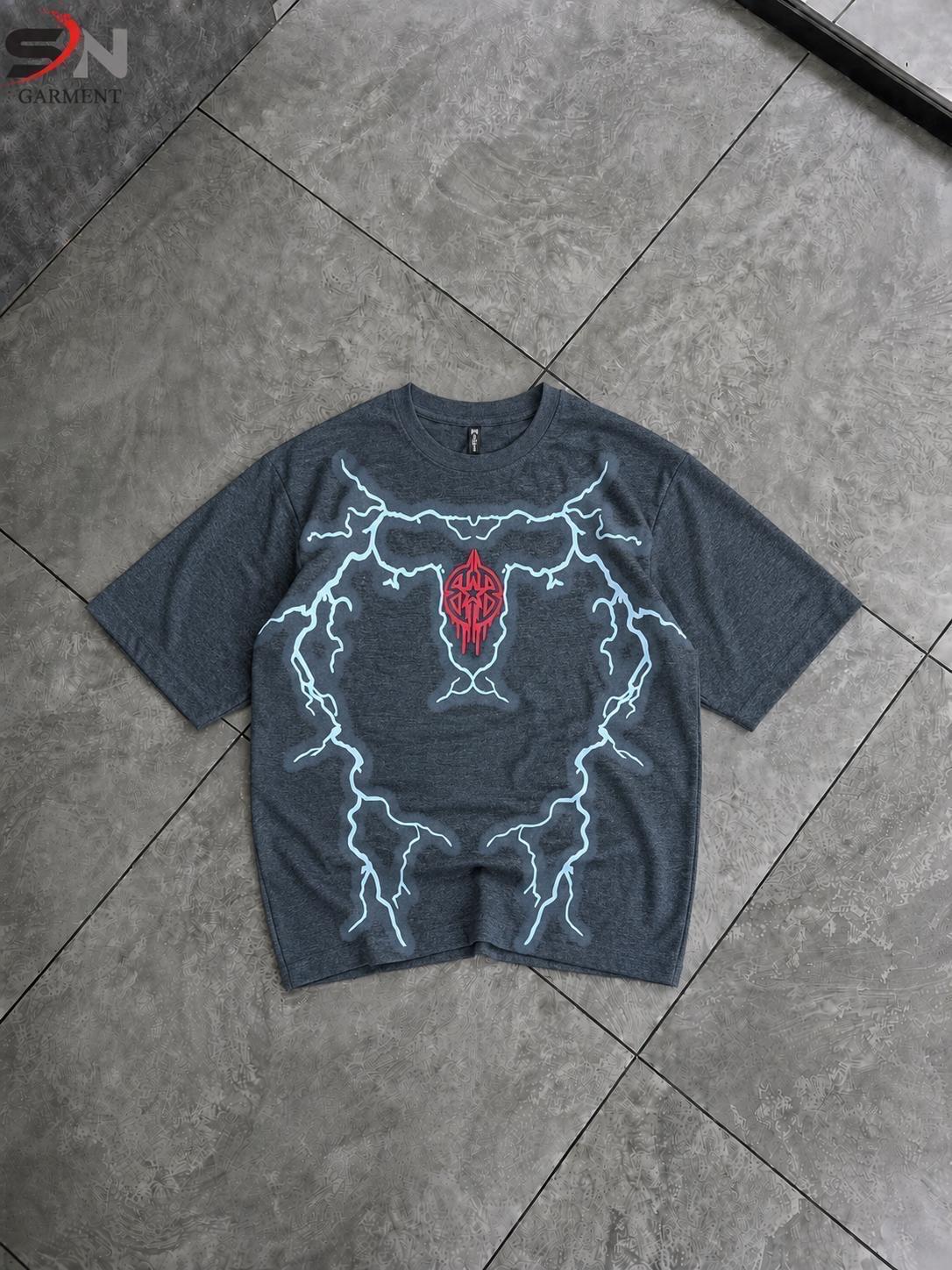 The Gent Co. | Thunder Embossed Printed Drop Shoulder