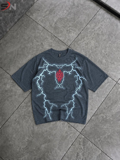 The Gent Co. | Thunder Embossed Printed Drop Shoulder
